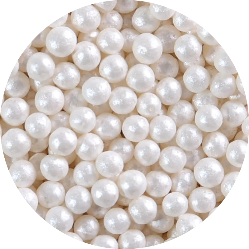 Sugar Pearls White Medium | Alldra